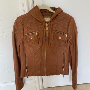Michael Michael Kords Leather Jacket size M